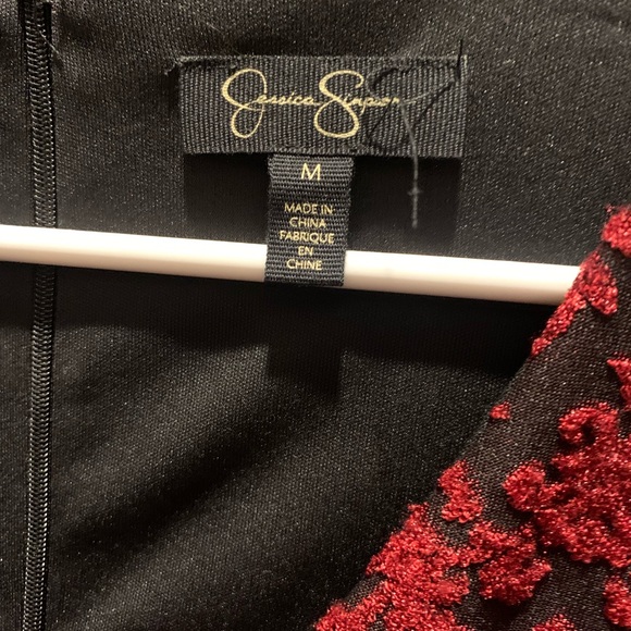 Velvet Red Dress - Picture 2 of 3